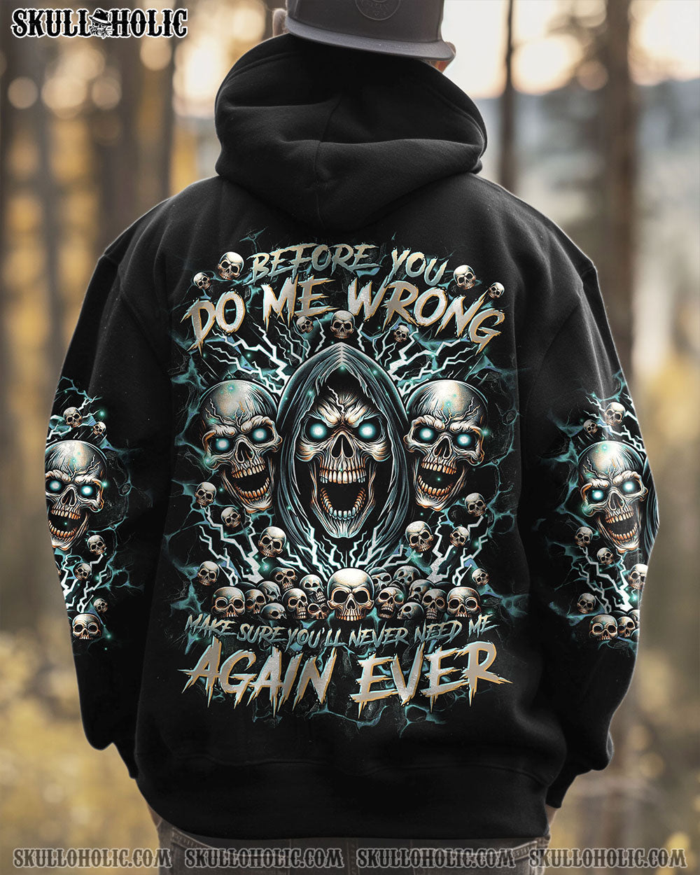 BLISSCORNERS BEFORE YOU DO ME WRONG SKULL ALL OVER PRINT