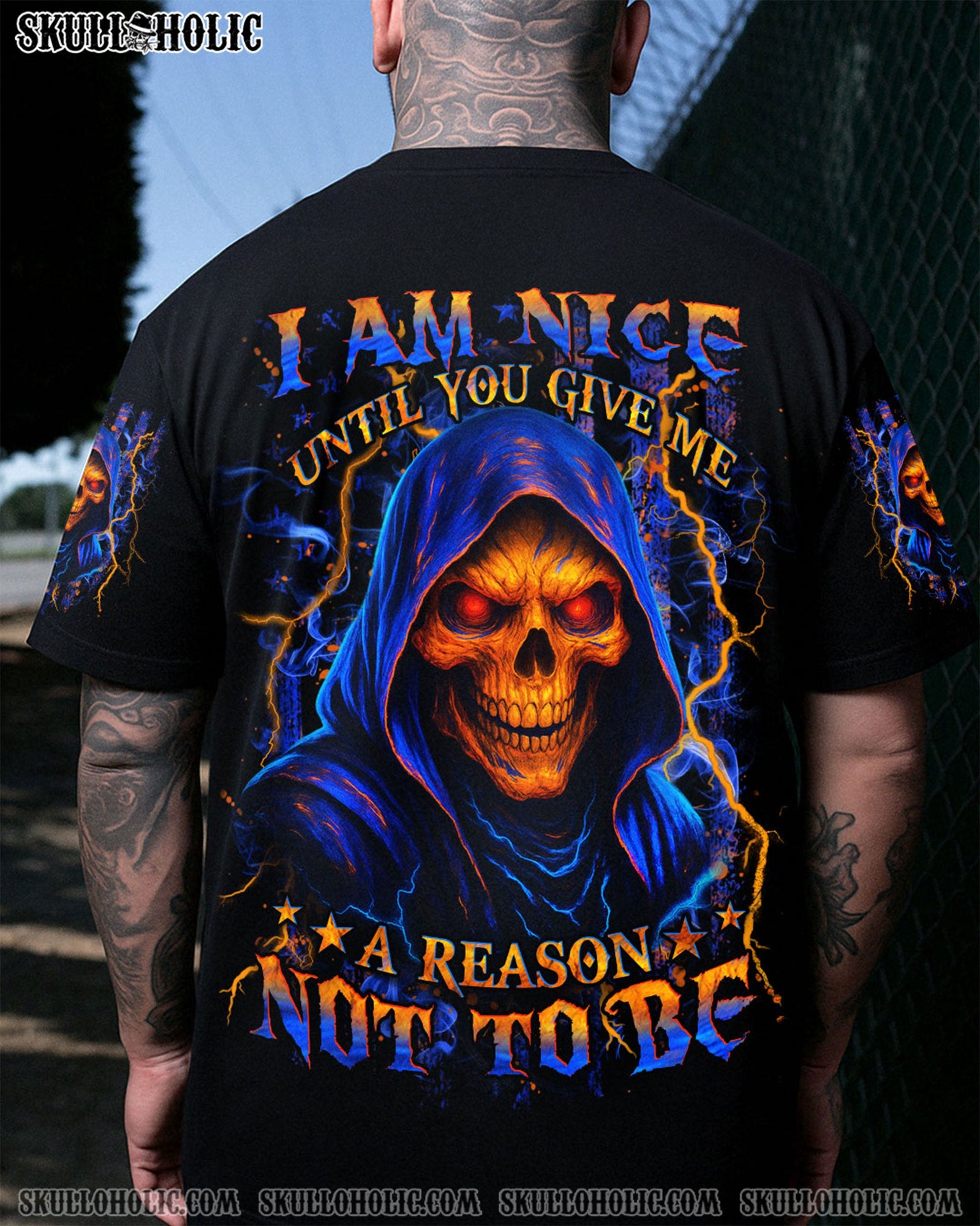 BLISSCORNERS I AM NICE UNTIL YOU GIVE ME A REASON NOT TO BE ALL OVER PRINT