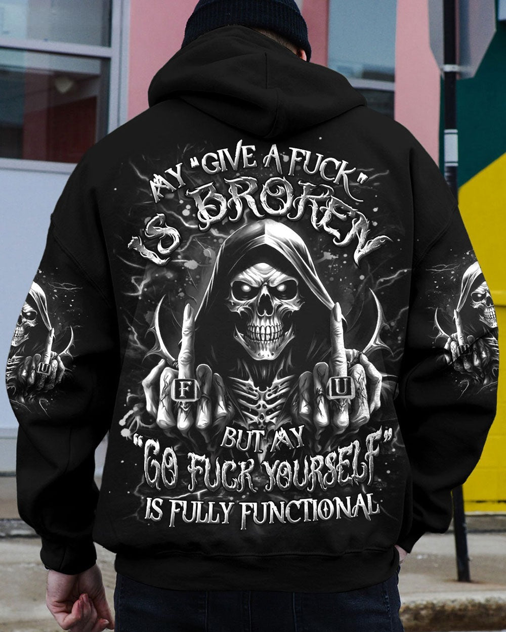 BLISSCORNERS MY GIVE A F IS BROKEN ALL OVER PRINT