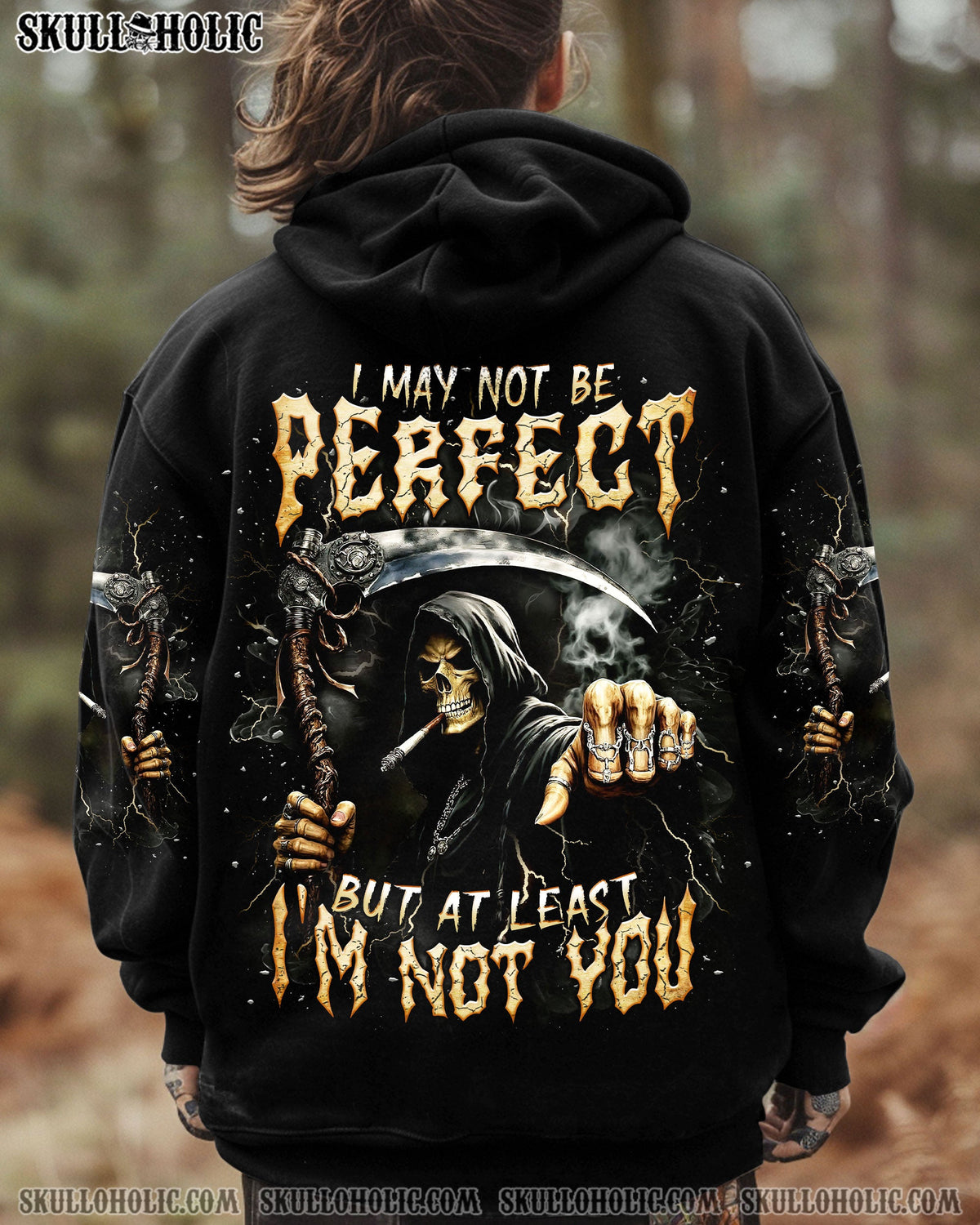 BLISSCORNERS AT LEAST I'M NOT YOU REAPER ALL OVER PRINT