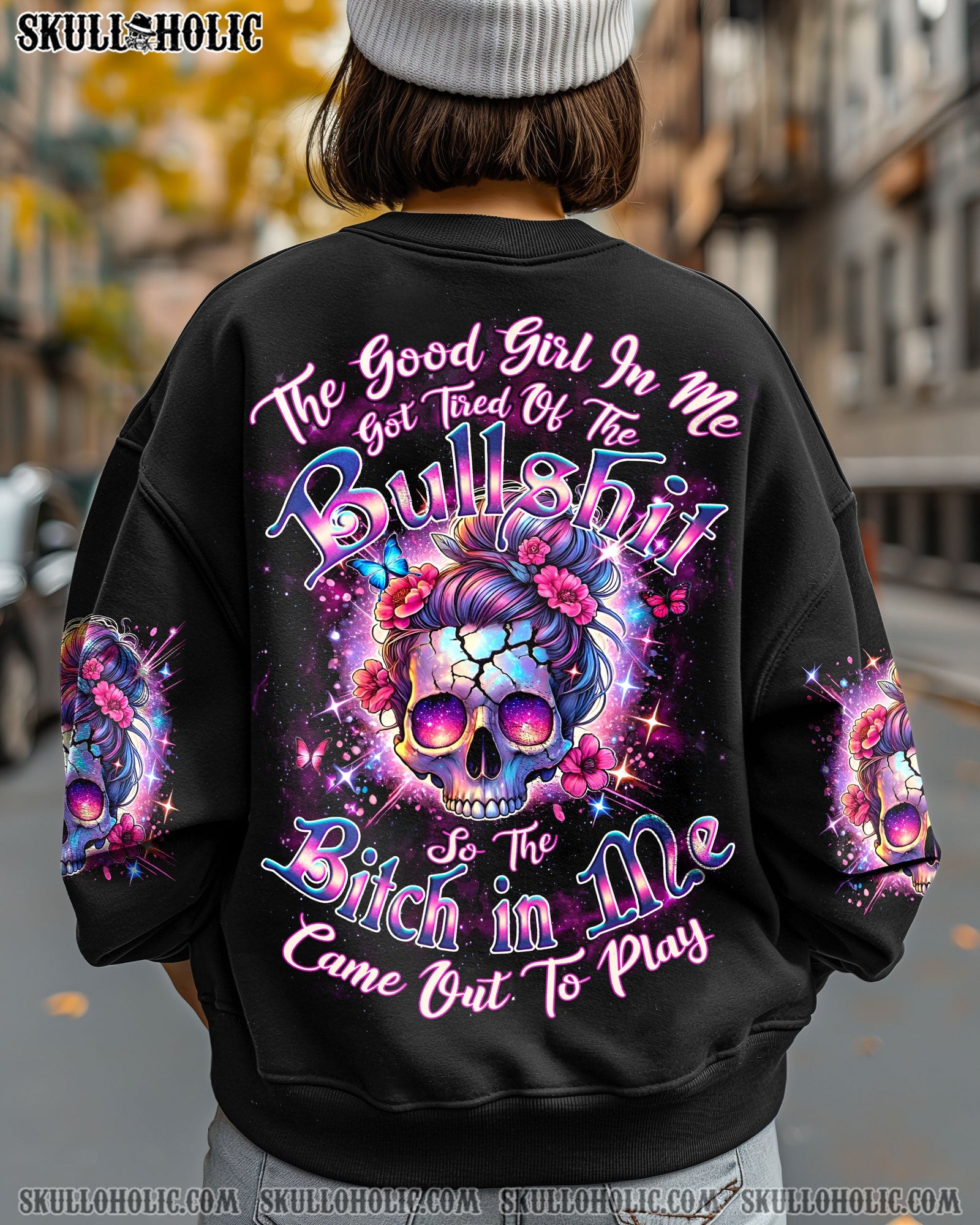 BLISSCORNERS THE GOOD GIRL IN ME ALL OVER PRINT