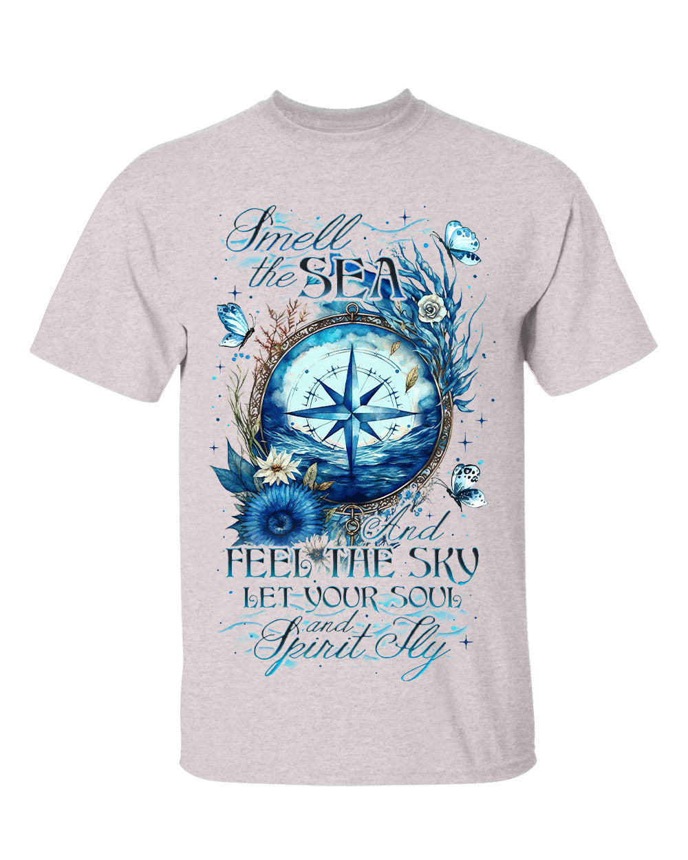 BLISSCORNERS SMELL THE SEA AND FEEL THE SKY COTTON SHIRT
