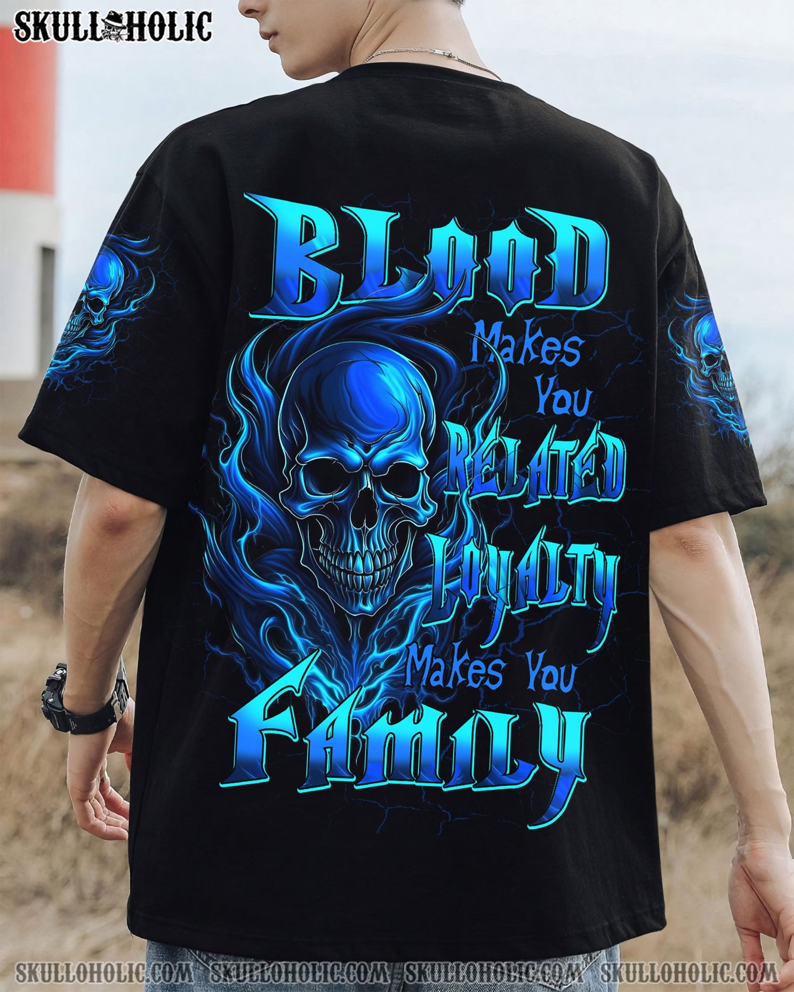 BLISSCORNERS LOYALTY MAKES YOU FAMILY ALL OVER PRINT