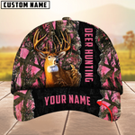 Blisscorners Cool Men’s Camouflage Deer Hunting Multicolor Option Personalized Name 3D Cap