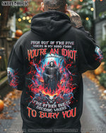 BLISSCORNERS BURY YOU SKULL REAPER ALL OVER PRINT