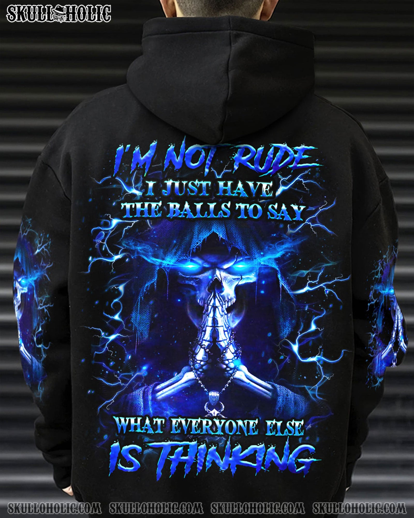 BLISSCORNERS I'M NOT RUDE I JUST HAVE THE BALLS ALL OVER PRINT