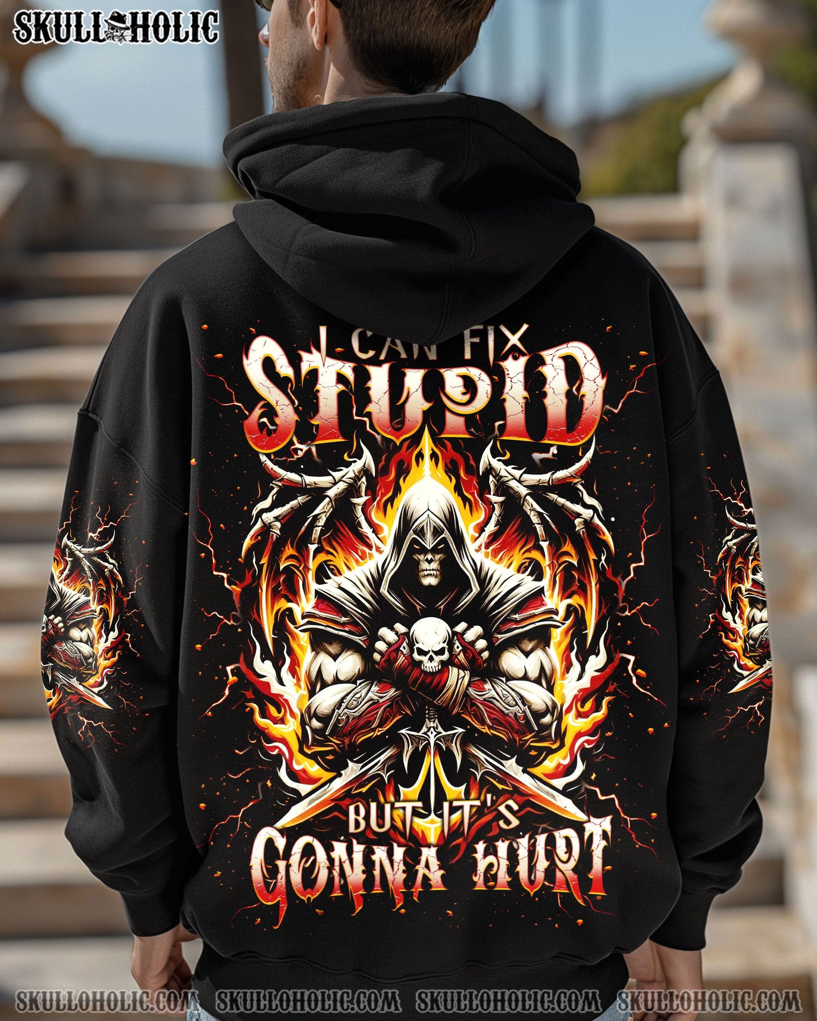 BLISSCORNERS I CAN FIX STUPID BUT IT'S GONNA HURT ALL OVER PRINT