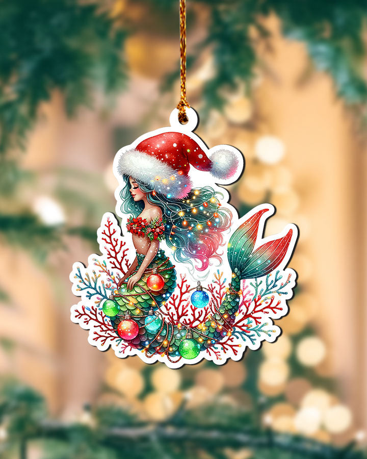 BLISSCORNERS MERMAID CHRISTMAS ORNAMENT