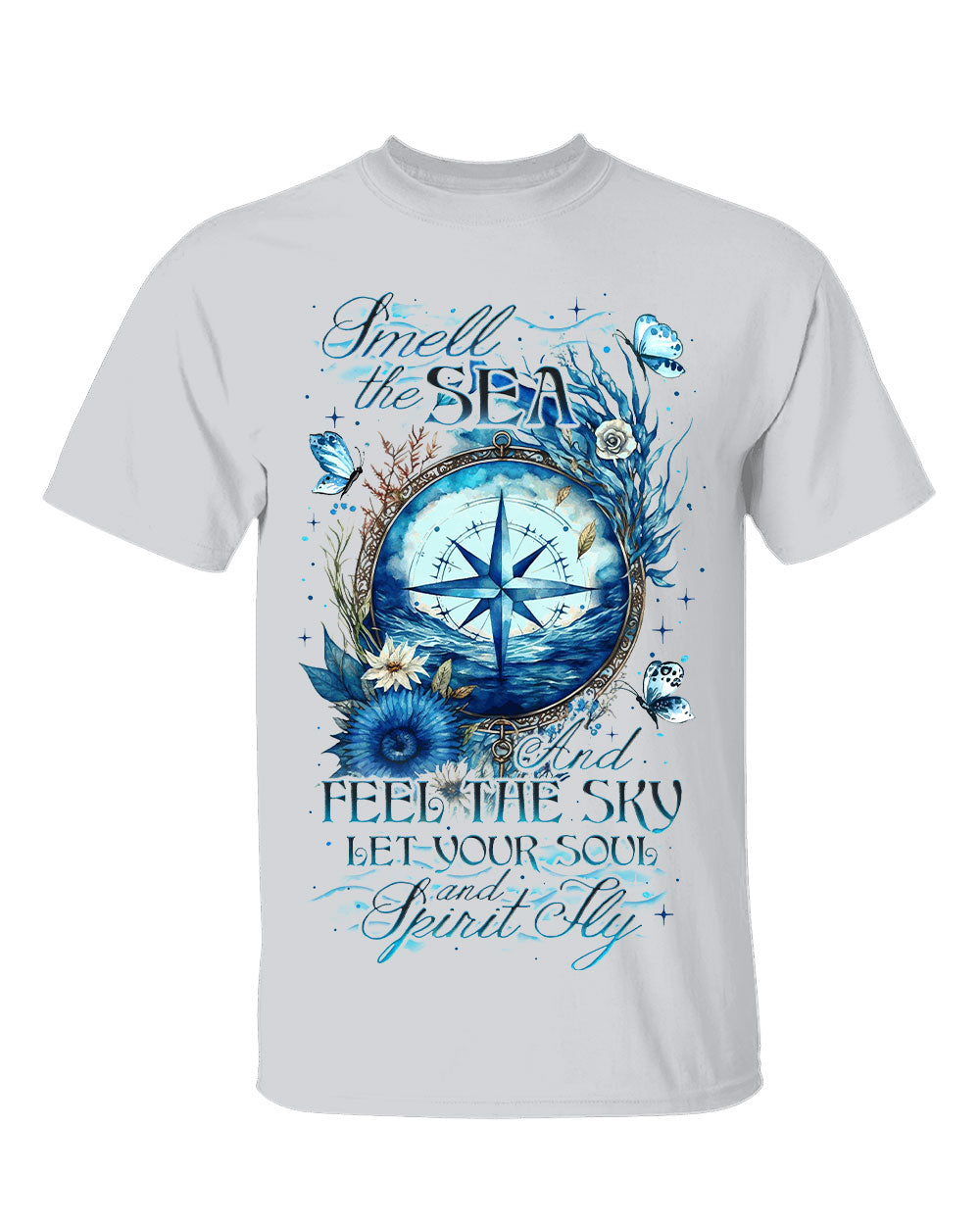 BLISSCORNERS SMELL THE SEA AND FEEL THE SKY COTTON SHIRT