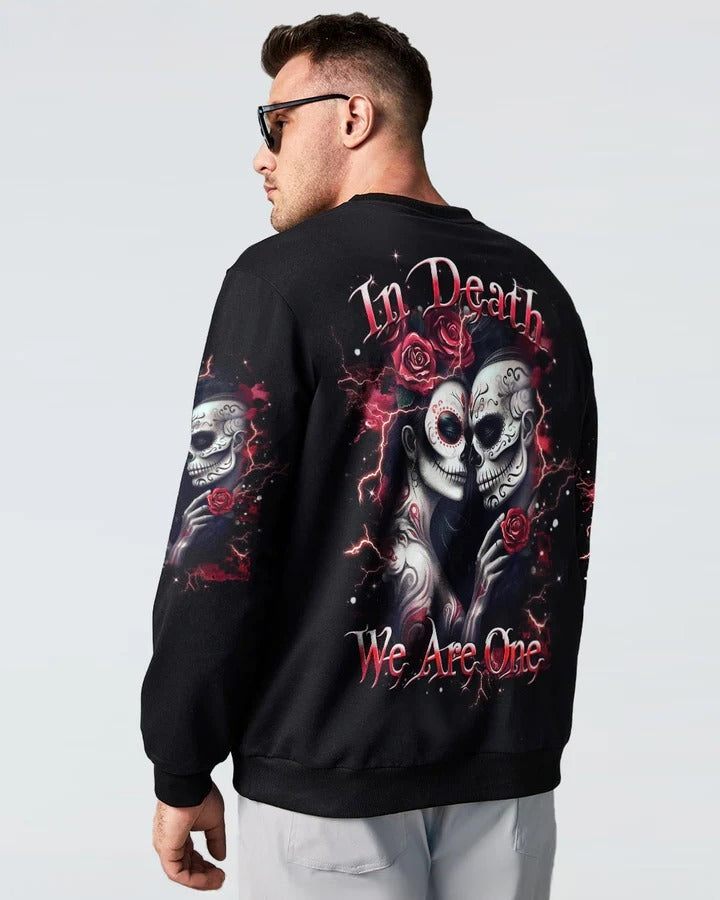 BLISSCORNERS IN DEATH WE ARE ONE SKULL COUPLE ALL OVER PRINT