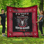 Blisscorners Father And Daughter Hunting Buddies Blanket
