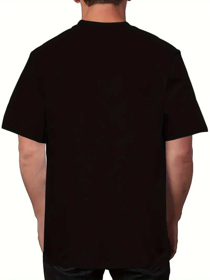 Blisscorners I'm Mechanic I Don't Stop When I'm Tired Phrase Print T-shirt, Casual Tops For Men, Clothing For Mechanic