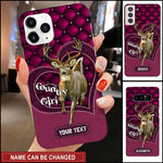 Blisscorners Country Girl Deer Hunting Personalized Name Phone Case LM1012