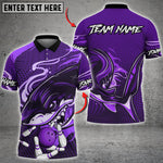 Blisscorners Bowling Shark Multicolor Customized Name, Team Name 3D Shirts