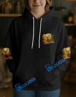 Blisscorners Black Deer Hunter Personalized Name Hoodie For Hunting Lover