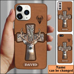 Blisscorners Hunting Lovers Hunt Cross Gift Personalized Name Phone Case LM0912
