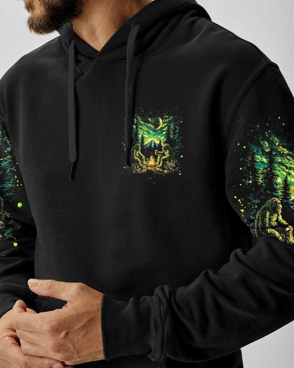 BLISSCORNERS MAKING MEMORIES ONE CAMPFIRE AT A TIME BIGFOOT ALL OVER PRINT