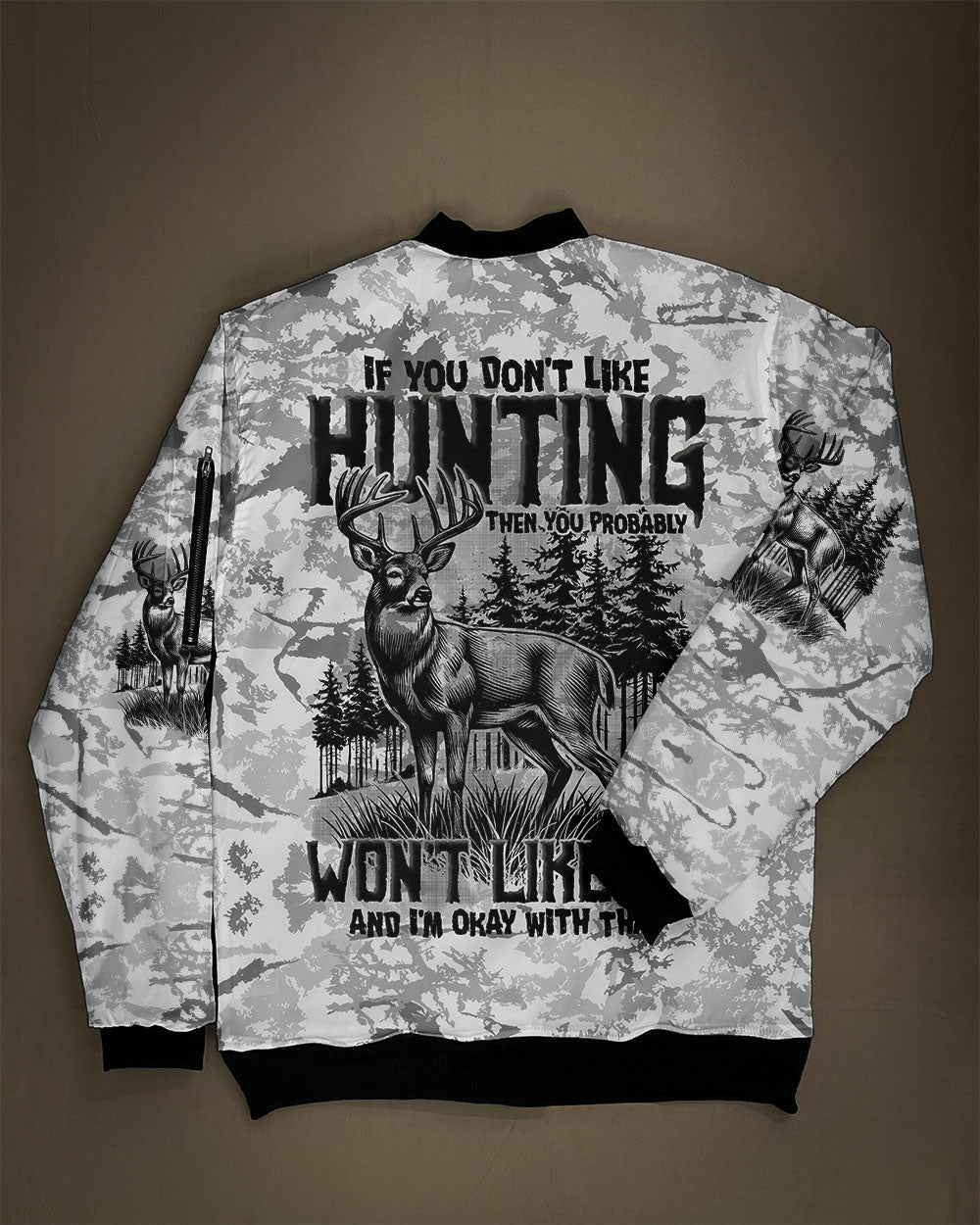 BLISSCORNERS IF YOU DON'T LIKE HUNTING BOMBER JACKET