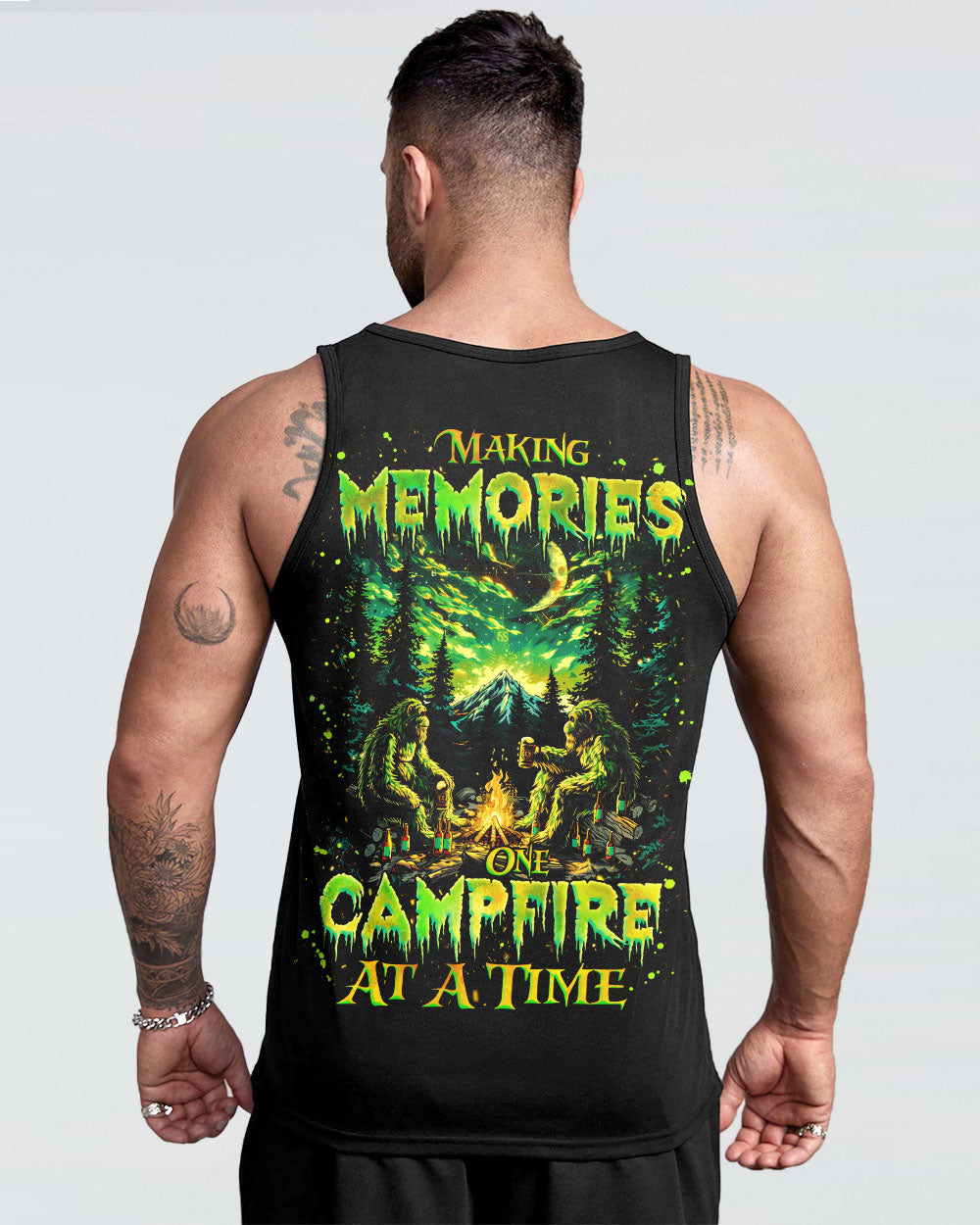 BLISSCORNERS MAKING MEMORIES ONE CAMPFIRE AT A TIME BIGFOOT ALL OVER PRINT