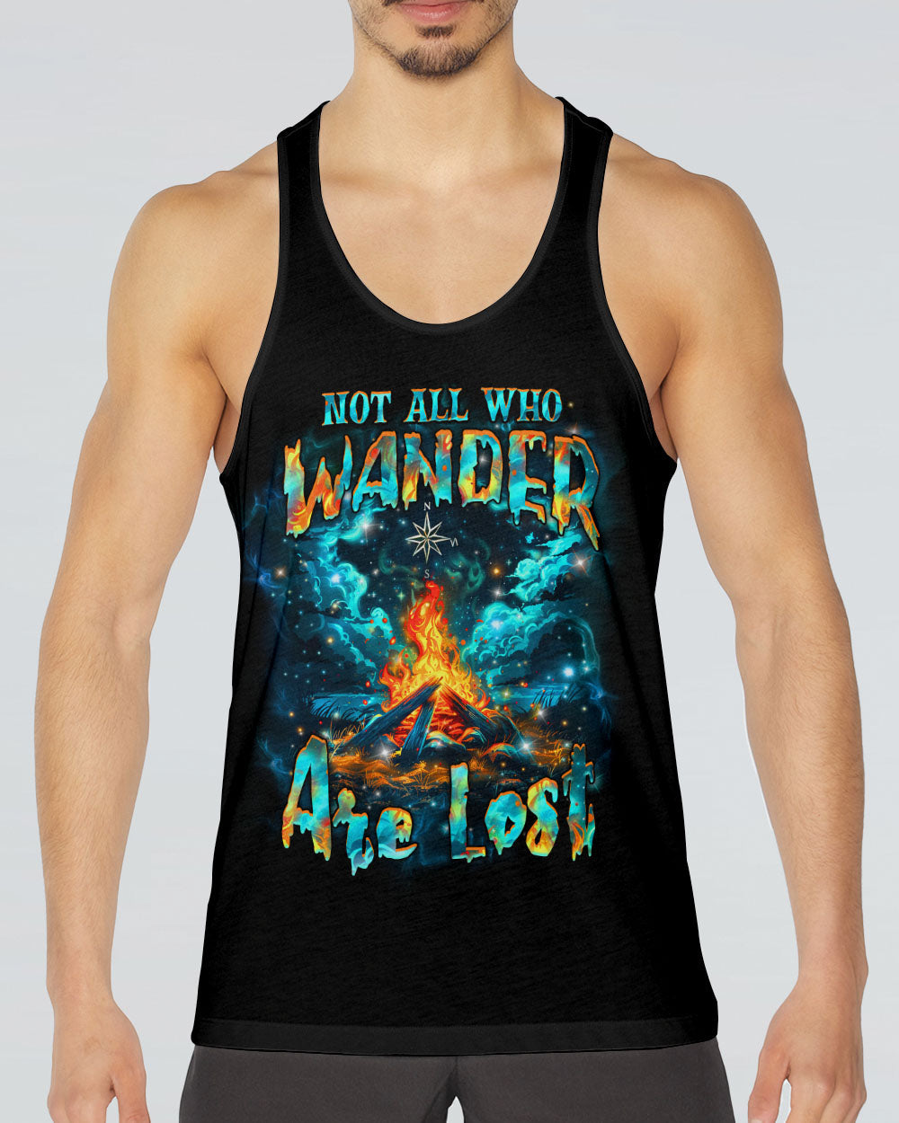 BLISSCORNERS NOT ALL WHO WANDER ARE LOST ALL OVER PRINT