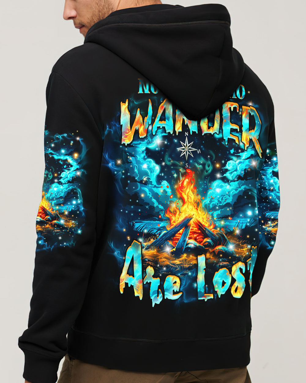 BLISSCORNERS NOT ALL WHO WANDER ARE LOST ALL OVER PRINT