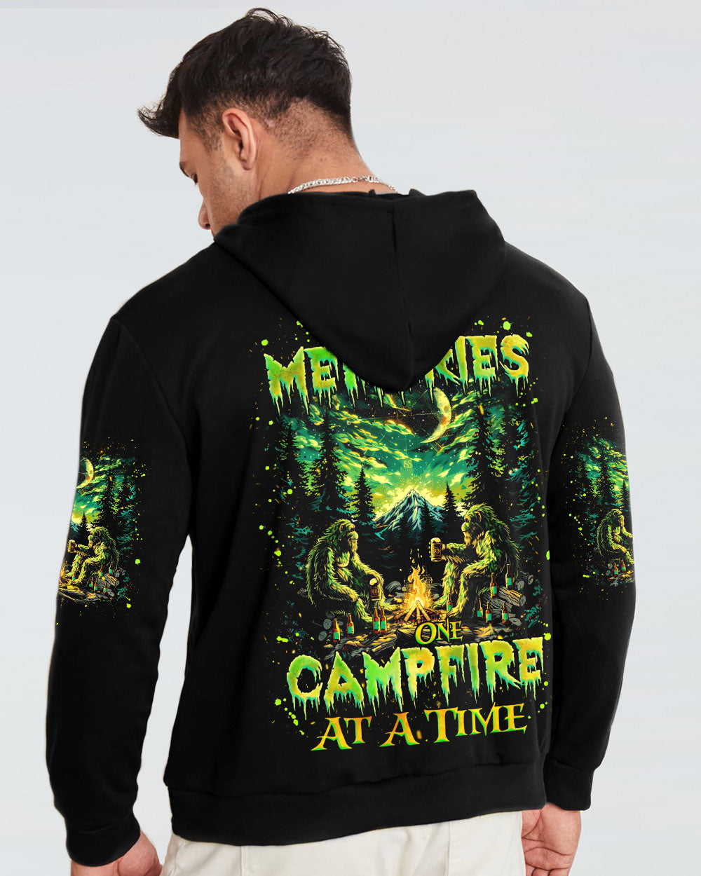 BLISSCORNERS MAKING MEMORIES ONE CAMPFIRE AT A TIME BIGFOOT ALL OVER PRINT
