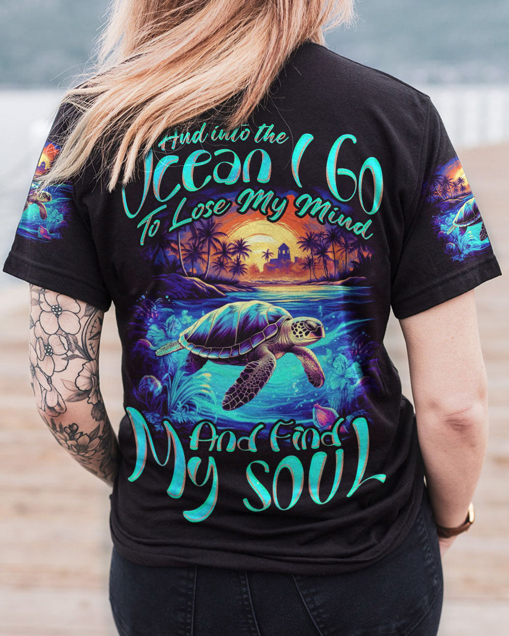 BLISSCORNERS INTO THE OCEAN ALL OVER PRINT