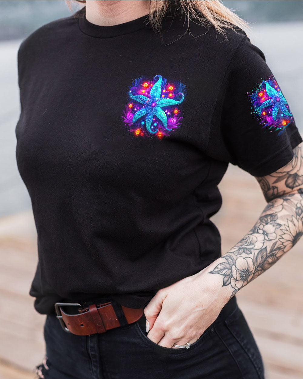BLISSCORNERS MAKE A WISH UPON A STARFISH ALL OVER PRINT