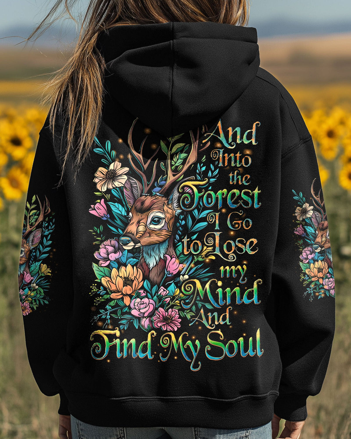 BLISSCORNERS AND INTO THE FOREST I GO ALL OVER PRINT