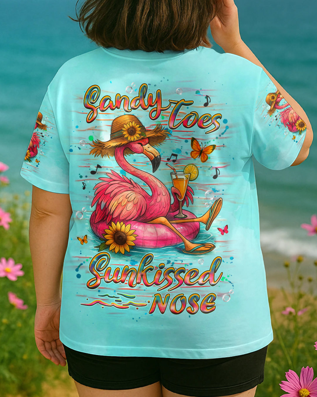 BLISSCORNERS SANDY TOES SUNKISSED NOSE ALL OVER PRINT