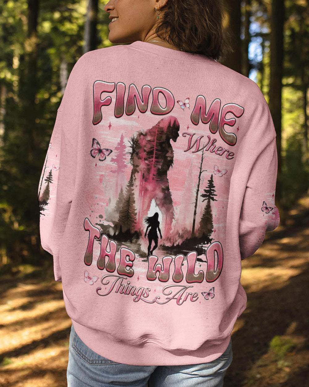BLISSCORNERS FIND ME WHERE THE WILD THINGS ARE ALL OVER PRINT
