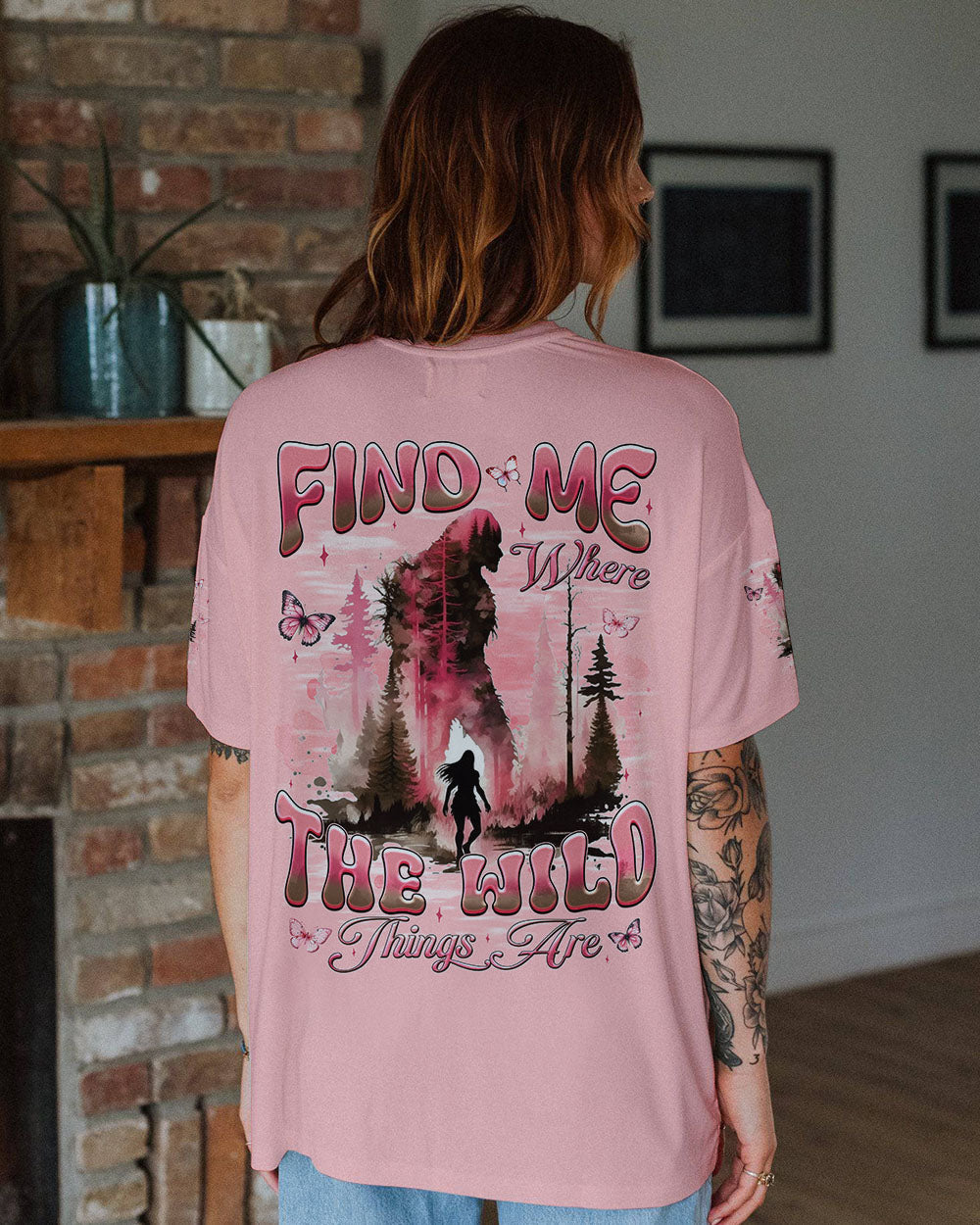 BLISSCORNERS FIND ME WHERE THE WILD THINGS ARE ALL OVER PRINT