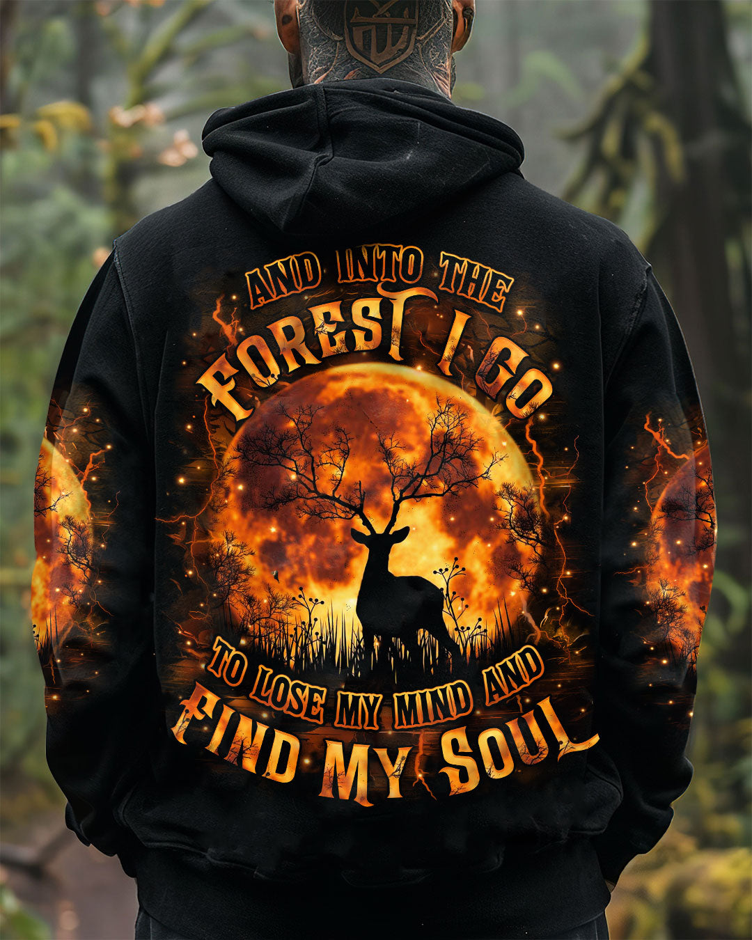 BLISSCORNERS AND INTO THE FOREST I GO ALL OVER PRINT