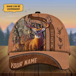 Blisscorners Custom Name Tom Deer Hunting Premium 3D Printed Cap