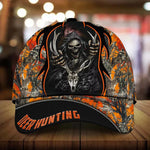 Blisscorners Cool Skull Deer Hunting Personalized Cap
