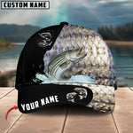 Blisscorners Personalized Stripped Bass Fishing Classic 3D Cap