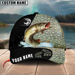 Blisscorners Personalized Pike Fishing Classic 3D Cap