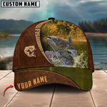 Blisscorners Personalized Catfish Brown Classic 3D Cap