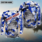Blisscorners Mahi-mahi Fishing Tournament Personalized Name And Team Name Long Sweat Shirt
