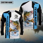 Blisscorners Walleyes Fishing Premium Blue Line Sport Jersey Personalized Name And Team Name Long Sweat Shirt