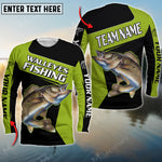 Blisscorners Walleyes Fishing Green Line Patch Sport Jersey Personalized Name And Team Name Long Sweat Shirt