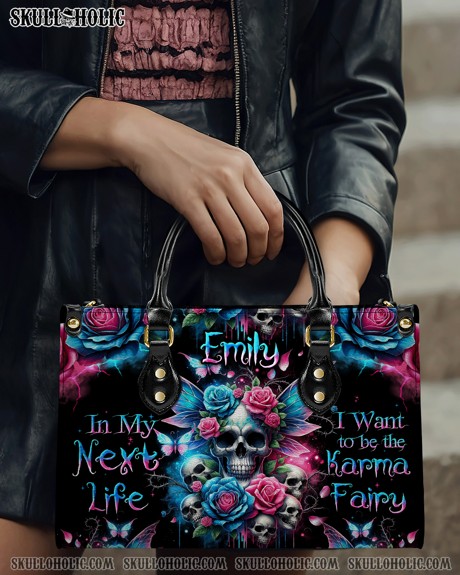 BLISSCORNERS KARMA FAIRY LEATHER HANDBAG