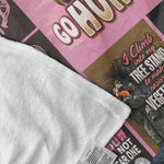 Blisscorners Real Girls Go Hunting Fleece Blanket - Pink Deer Hunting Gift for Women LM1611