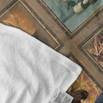 Blisscorners Rustic Wildlife Cabin Lodge Fleece Blanket - Deer, Moose, and Duck Hunting Retreat Fleece Blanket LM1611