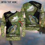 Blisscorners Fishing Crappie Customize Name 3D Shirts