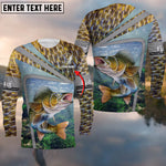 Blisscorners Walleye Fishing Cool Customize Name 3D Shirts