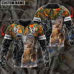 Blisscorners Beautiful Deer Hunting Camo Personalized 3D Hoodie For Hunting Lover