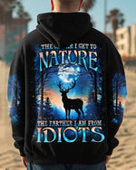 BLISSCORNERS THE CLOSER I GET TO NATURE DEER ALL OVER PRINT