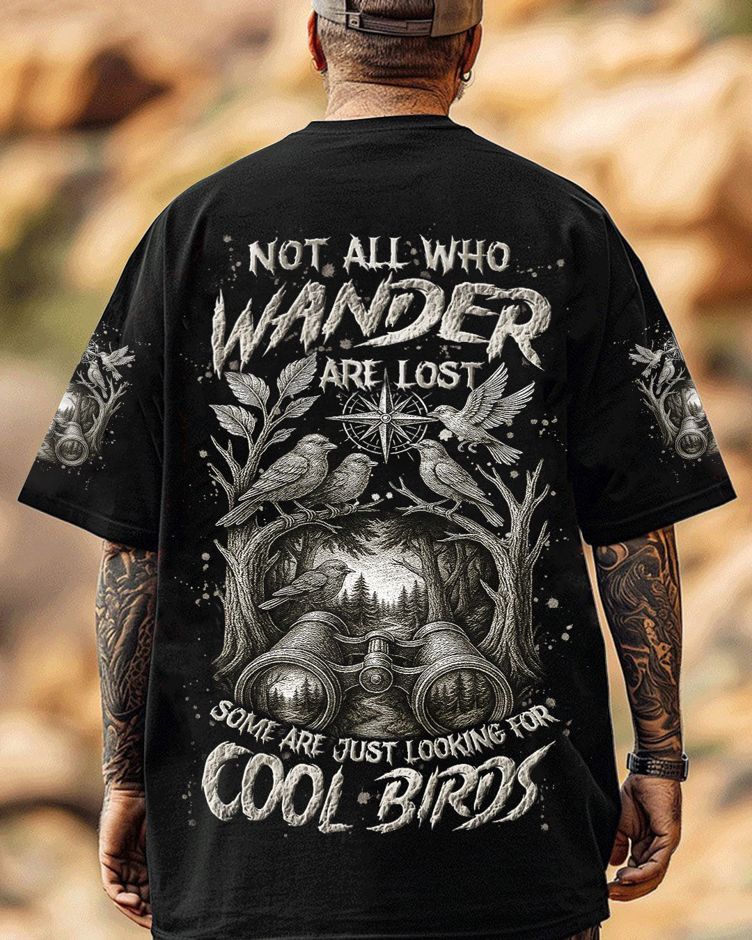 BLISSCORNERS NOT ALL WHO WANDER ARE LOST ALL OVER PRINT