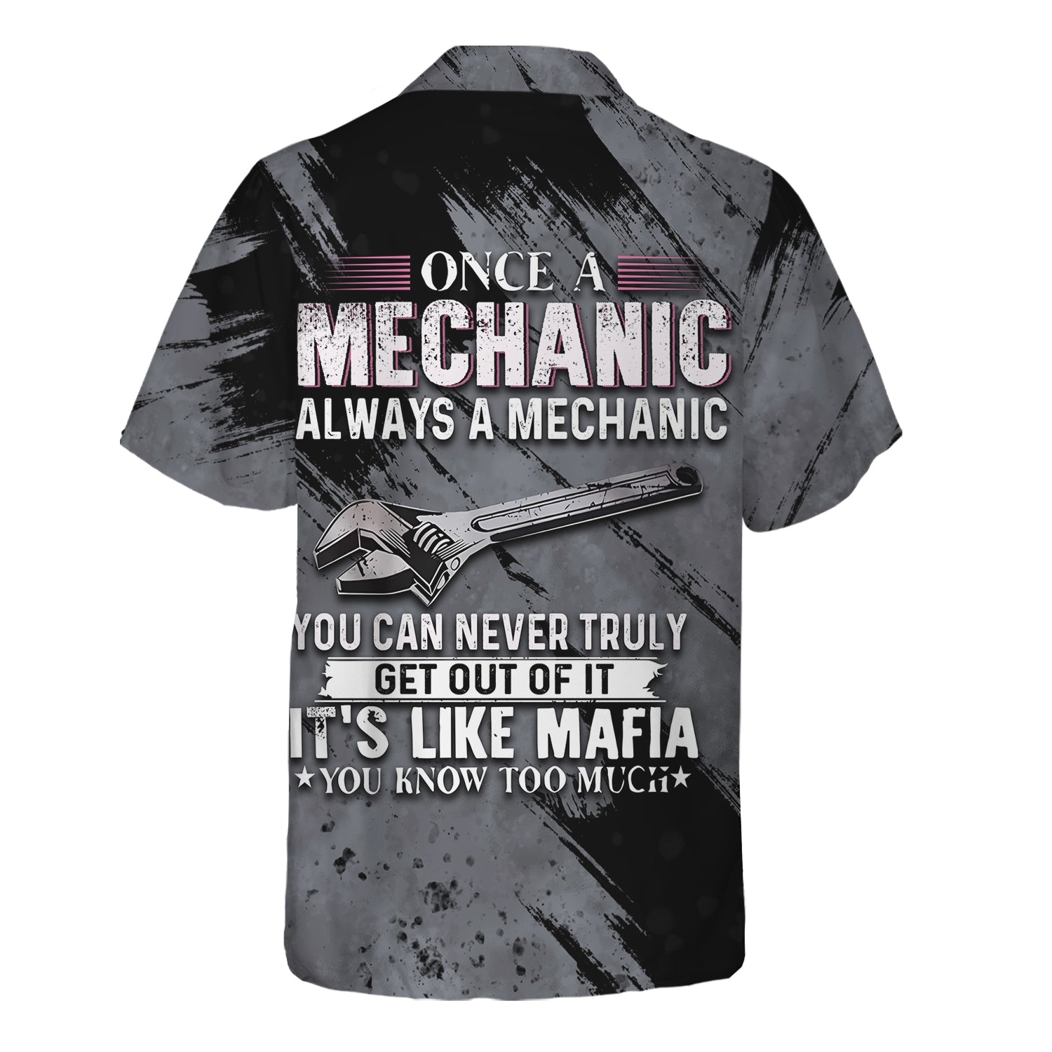 Blisscorners Once A Mechanic Always A Mechanic Shirt Funny Printed Vintage Mechanic Unisex T Shirt